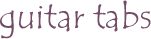 Guitar Tabs