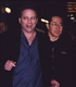 Lindsey on his way to perform live on Late Night in Feb '98